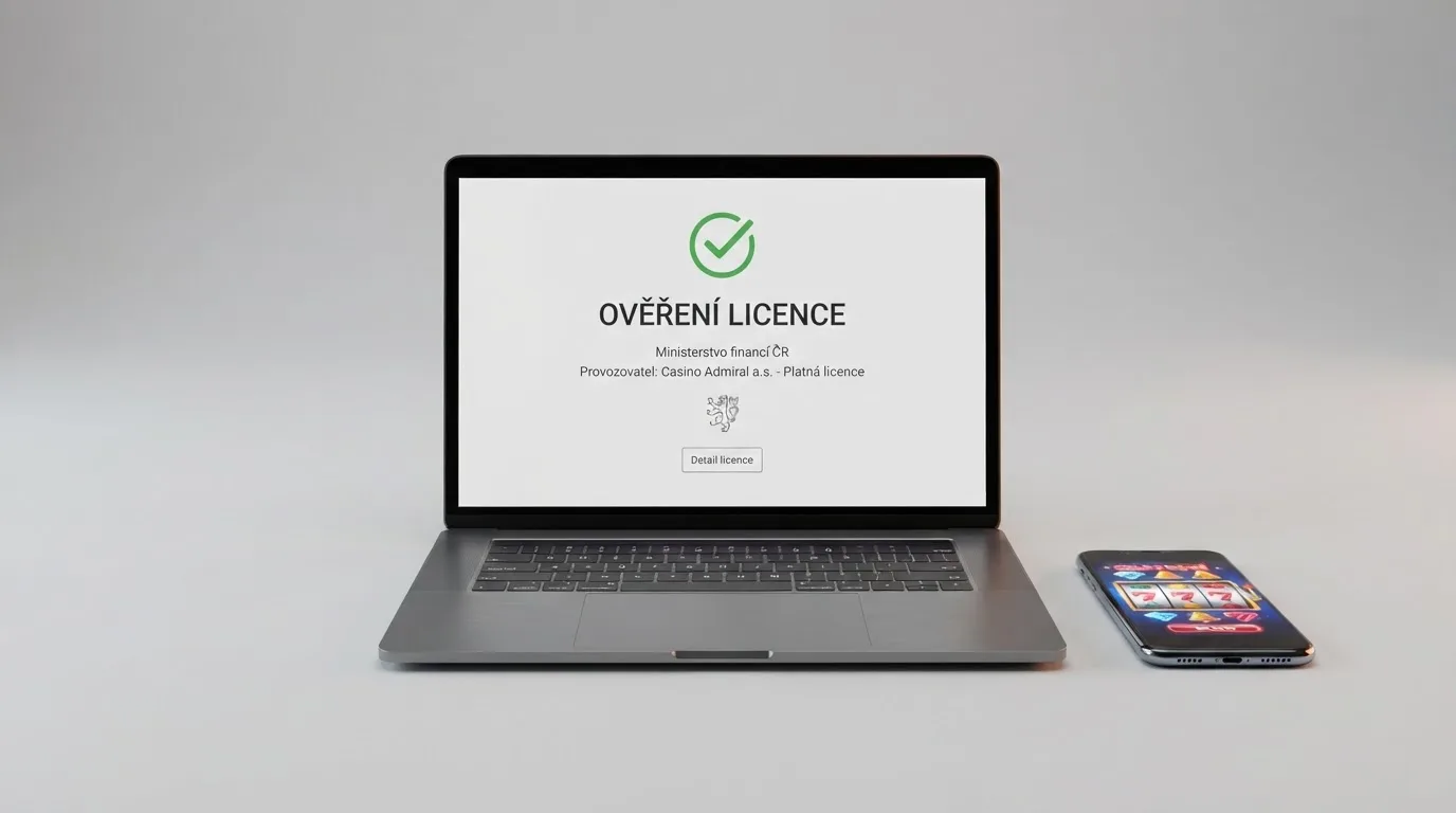 Úřední dokument s logem Ministerstva financí ČR a razítkem vedle displeje s online automatem